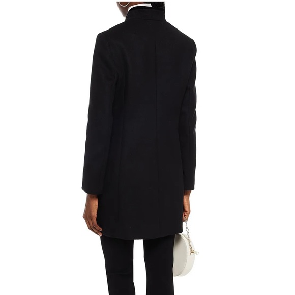 Maje Black Women's Coat - Picture 3 of 6